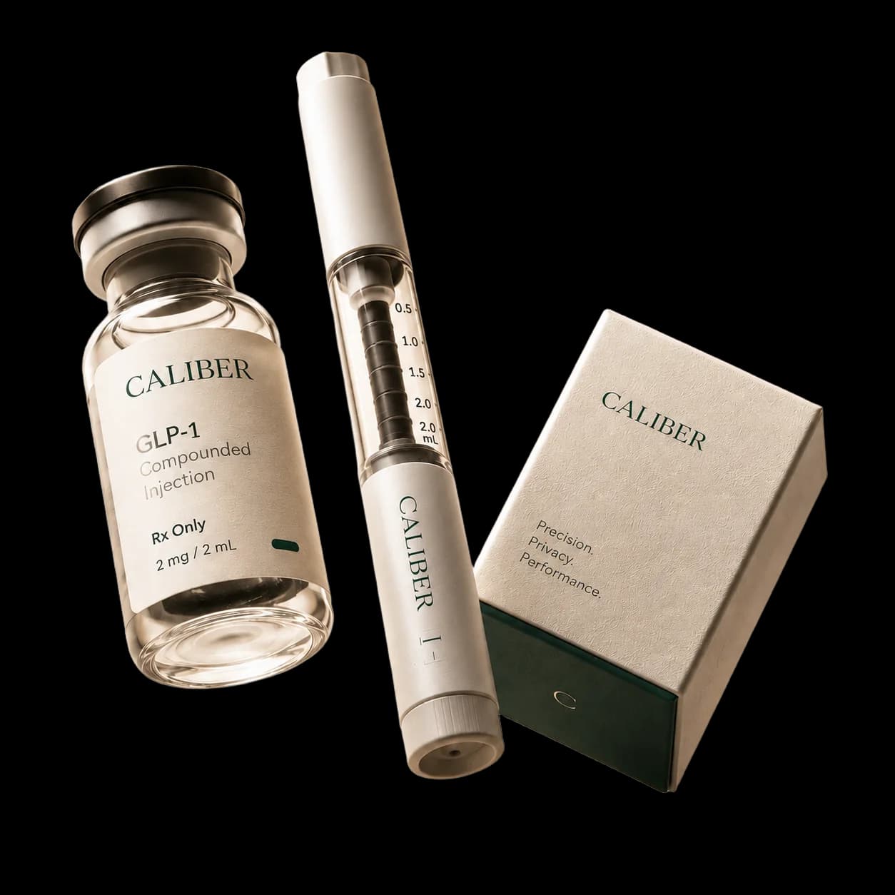 Caliber medication pack, supplies, and care materials