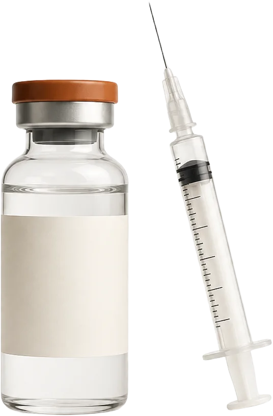 Generic GLP-1 vial and syringe